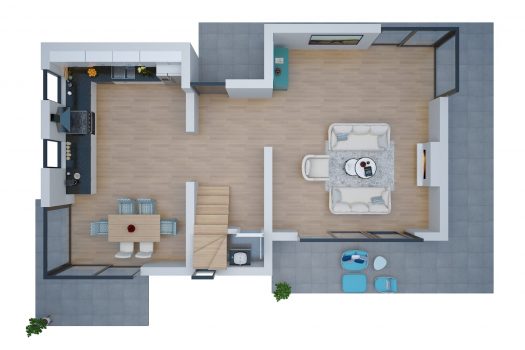 3-спальная вилла на продажу в Ешилтепе