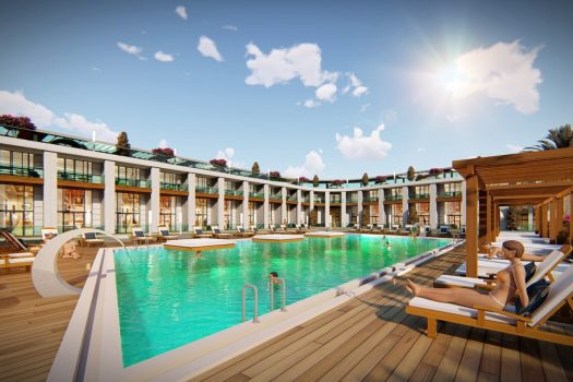 Кирения Лапта новый проект на берегу моря 1+1 апартаменты