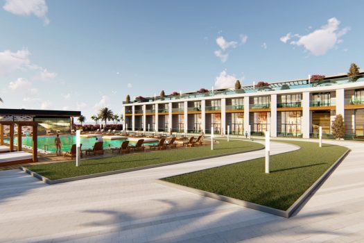 Кирения Лапта новый проект на берегу моря 1+1 апартаменты