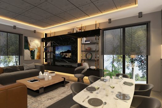 3+1 вилла на продажу в Алсанджаке, Кирения, Кипр