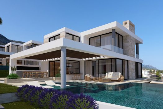 Вилла с 3 спальнями на продажу на Северном Кипре/ Кирения