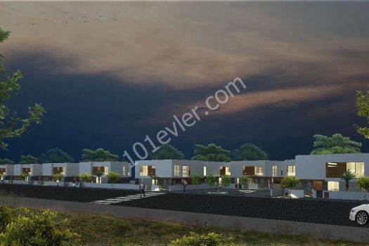 Виллы 3+1 на продажу в Чаталкее,5 минут ходьбы от Моря
