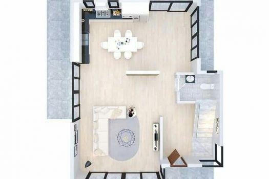 Продается красивая вилла 4 + 1 в Алсанджаке, Ешилтепе