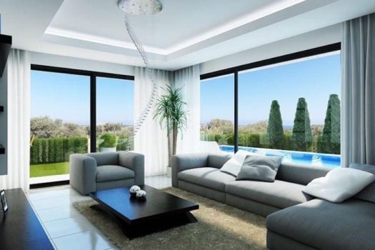 Продается вилла 4 + 1 в районе Чаталкёй. УМНЫЙ ДОМ