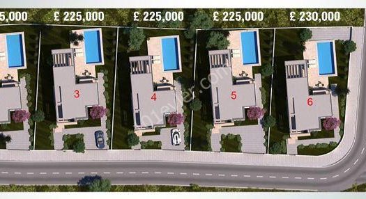 Продается вилла 4 + 1 в районе Чаталкёй. УМНЫЙ ДОМ